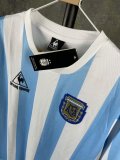 1986 Argentina Maradona Commemorative Edition 1:1 Quality Retro Soccer Jersey