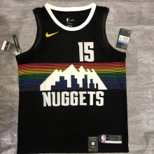 NBA Nuggets black No. 15 yokic with chip 1:1 Quality
