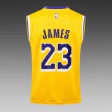 NBA Laker yellow James No.23 1:1 Quality