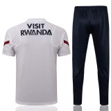 21/22 PSG Paris Jordan White Short-sleeved Trouser Suit 1:1 Quality Soccer Jersey