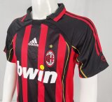 2006-2007 AC Milan Home 1:1 Retro Soccer Jersey
