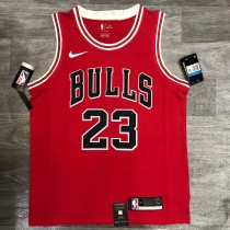 NBA Bulls crew red 23 Jordan with chip 1:1 Quality