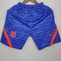 21/22 Barcelona Blue Shorts Training Pants 1:1 Quality Soccer Jersey