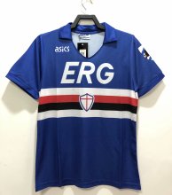 1990-1991 Retro Sampdoria Fans 1:1 Quality Soccer Jersey