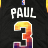 22/23 Suns PAUL #3 Black 1:1 Quality NBA Jersey