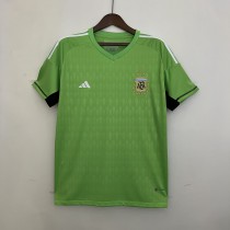 22/23 Argentina GK Green 3 Stars Fans 1:1 Quality Soccer Jersey