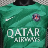 23/24 PSG GoalKeeper Green Player 1:1 Quality Soccer Jersey