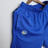 2022 Golden State Warriors NBA US Training Shorts Blue 1:1 Quality NBA Pants