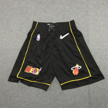21/22 Heat Black City Edition 1:1 Quality NBA Pants