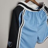 2022 Memphis Grizzlies NBA US Training Shorts Blue Black 1:1 Quality NBA Pants