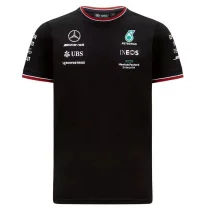2021 F1 Mercedes Black Short Sleeve Racing Suit 1:1 Quality