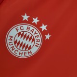21/22 Bayern Munich Red Windbreaker（白色阿迪黑色三边）