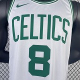 2023 NBA Celtics White PORZINGIS#8 Men Jersey Top Quality Hot Pressing Number And Name