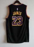 NBA Lakers #23 James achievement black 1:1 Quality