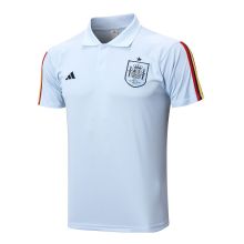 22/23 Spain Polo Shirt White 1:1 Quality Soccer Jersey