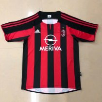 2003/2004 AC Milan home Fans 1:1 Quality Soccer Jersey