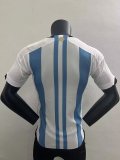 22/23 Argentina Home 3-Stars Player 1:1 Quality Soccer Jersey