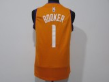 NBA New Suns #1 Booker orange 1:1 Quality