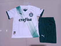 23/24 Palmeiras Away White Kids Soccer Jersey
