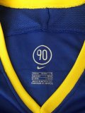 2003-2004 Boca Home Fans Long sleeve 1:1 Retro Soccer Jersey