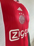 23/24 Ajax Home Red Player 1:1 Quality Soccer Jersey（宝）