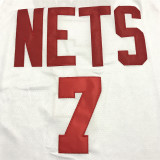 22/23 Nets Durant #7 White 1:1 Quality Retro NBA Jersey