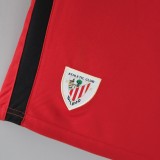 22/23 Bilbao Athletic Club Home Red Shorts