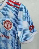 21/22 Manchester United Away Fans 1:1 Quality Soccer Jersey
