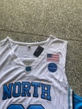 NBA North Carolina #23 white shirt 1:1 Quality
