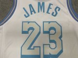 NBA Laker white James No.23 1:1 Quality