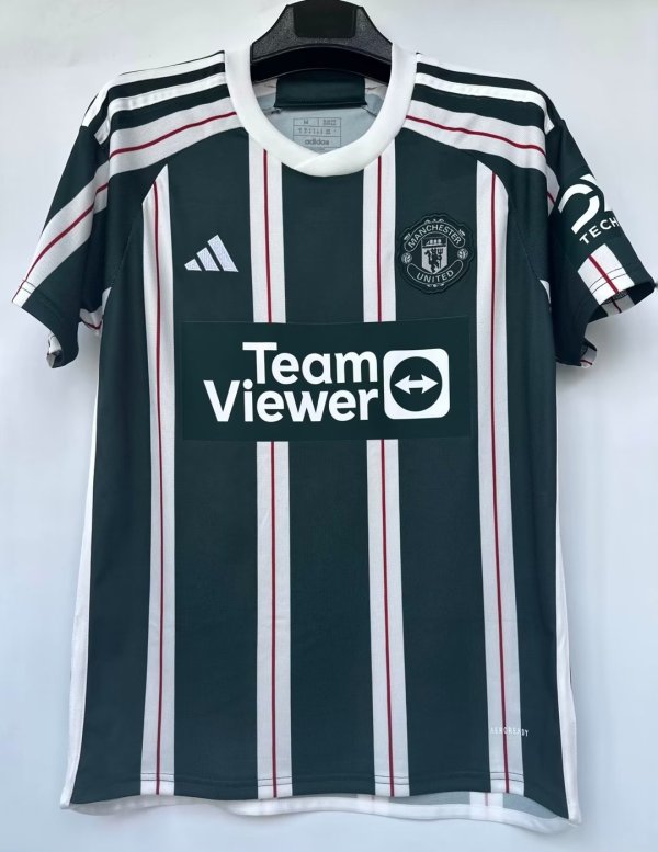 23/24 Manchester United Away Green Fans 1:1 Quality Soccer Jersey