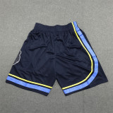 Grizzlies Navy Blue 1:1 Quality NBA Pants