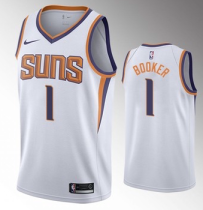 NBA New Suns #1 Booker white 1:1 Quality