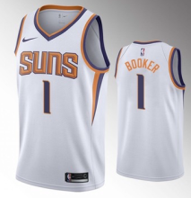 NBA New Suns #1 Booker white 1:1 Quality
