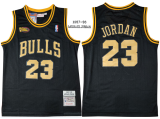 1997-1998 NBA Bull #23 JORDAN BLACK CLASSIC souvenir top mesh 1:1 Quality