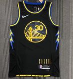21/22 Warriors CURRY #30 Black 75th Anniversary City Edition Top Quality Hot Pressing NBA Jersey 1:1 Quality