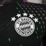 23/24 Bayern Munich Away Black Player 1:1 Quality Soccer Shirts
