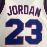 NBA Jordan #23 Tune Squad White Top Quality Hot Pressing 1:1 Quality