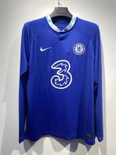 22/23 Chelsea Home Long Sleeve Fans 1:1 Quality Soccer Jersey