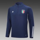 23/24 Italy Training Suit Royal Blue 1:1 Quality Training Jersey