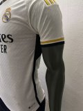 23/24 Real Madrid Home White Player 1:1 Quality Soccer Jersey