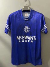 1995-1996 Rangers Home 1:1 Retro Soccer Jersey