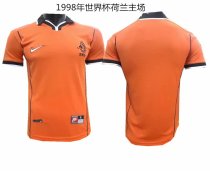 1998 Holland Home World Cup 1:1 Quality Retro Soccer Jersey
