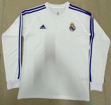 Retro Real madrid Away Long sleeve 1:1 Quality Soccer Jersey