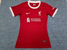 23/24 Liverpool Home Fans 1:1 Quality Women Soccer Jersey