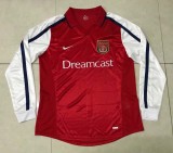 2000 Arsenal Home Long sleeve 1:1 Retro Soccer Jersey