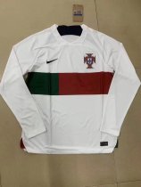 22/23 Portugal Away Long Sleeve Fans 1:1 Quality Soccer Jersey