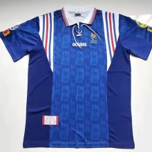 1996 France Home 1:1 Retro Soccer Jersey