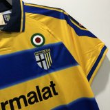 1999/2000 Retro Parma Away Yellow 1:1 Quality Soccer Jersey