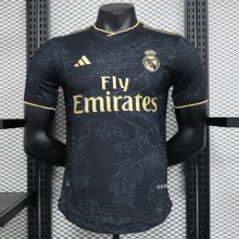 23/24 Real Madrid Special Black Dragon Edition Player 1:1 Quality Soccer Jersey